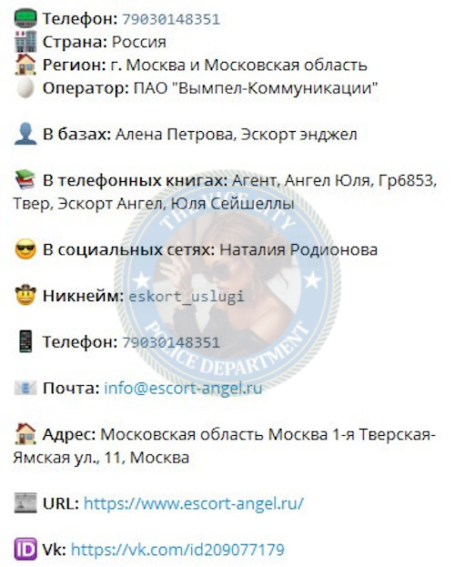 Лазаренко Юлия - эскортница 1991 г.р. Лазаренко Юлия - эскортница 1991 г.р.