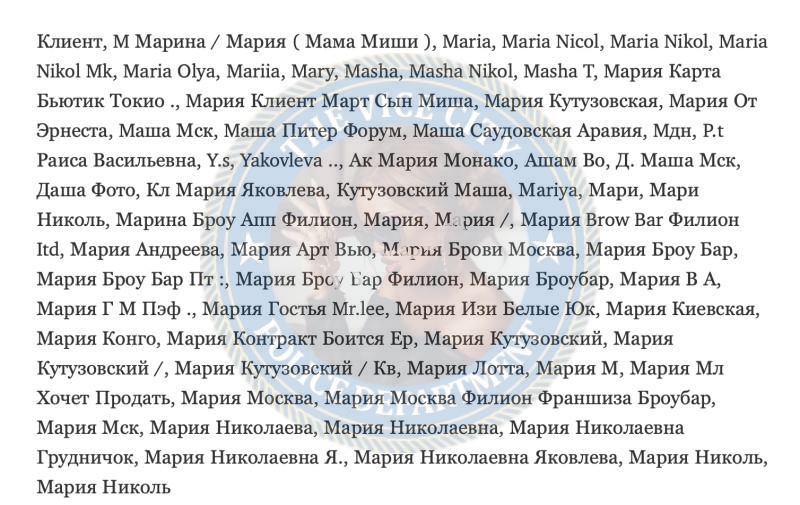 Яковлева Мария 1990 г.р. - ЧС эскорта Яковлева Мария 1990 г.р. - ЧС эскорта