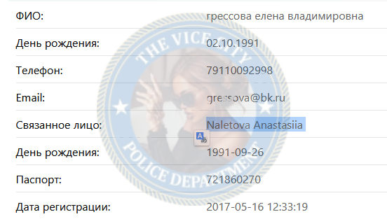 Котлярова Анастасия - эскортница 1991 г.р. Котлярова Анастасия - эскортница 1991 г.р.