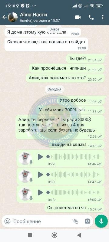 Алина Коваленко – проститутка-воровка Алина Коваленко – проститутка-воровка