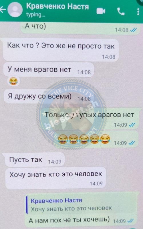 Кравченко Анастасия - эскортница 1996 г.р. Кравченко Анастасия - эскортница 1996 г.р.