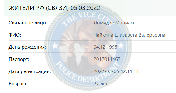 Чайкина Елизавета - эскортница 1995 г.р. Чайкина Елизавета - эскортница 1995 г.р.
