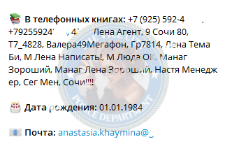 Хаймина Анастасия - сутенерша 1984 г.р. Хаймина Анастасия - сутенерша 1984 г.р.