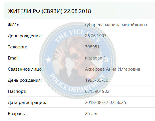 Губарева Марина - сутенерша 1997 г.р. Губарева Марина - сутенерша 1997 г.р.
