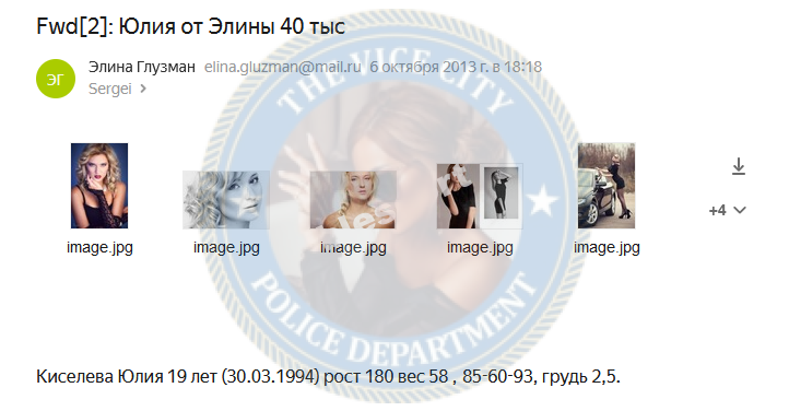 Киселева Юлия - эскортница 1994 г.р. Киселева Юлия - эскортница 1994 г.р.