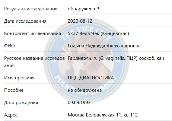 Годына Надежда - эскортница 1993 Годына Надежда - эскортница 1993