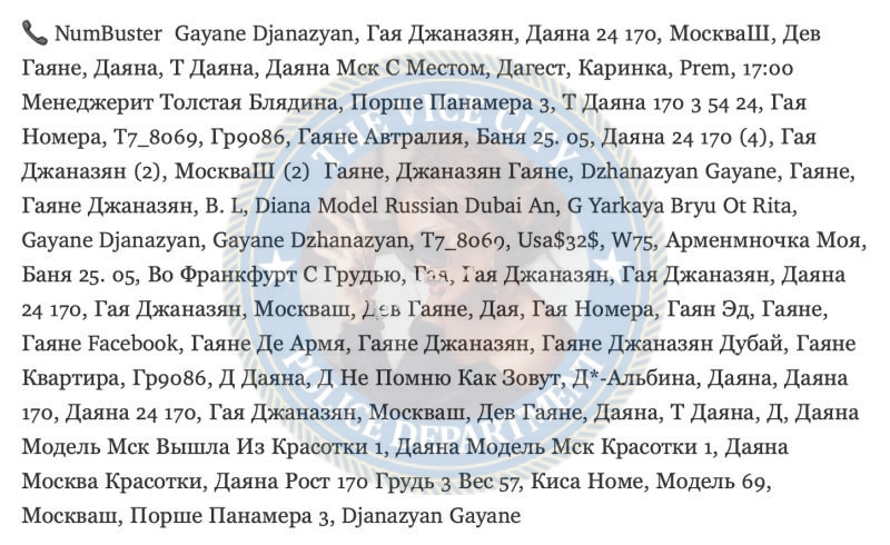 Джаназян Гаяне - сутенер 1987 г.р. Джаназян Гаяне - сутенер 1987 г.р.