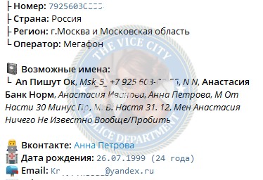 Борисова Кристина - сутенер 1999 г.р. Борисова Кристина - сутенер 1999 г.р.