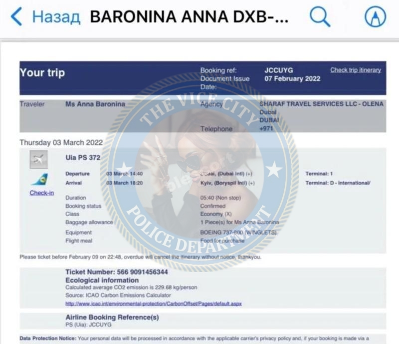 Баронина Анна 2000 г.р. - ЧС эскорта Баронина Анна 2000 г.р. - ЧС эскорта