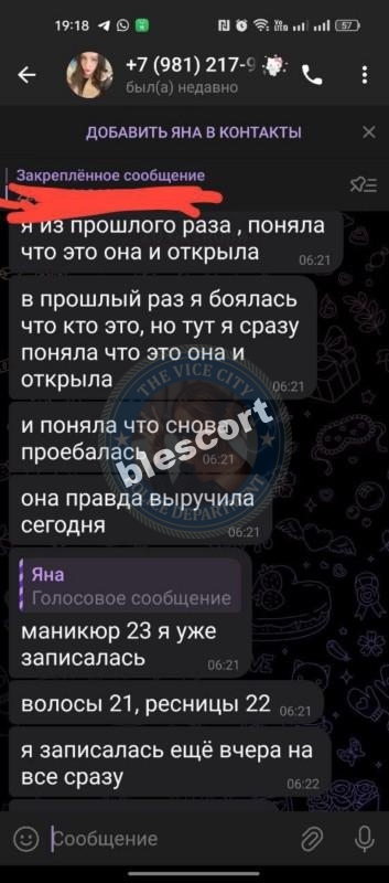 Яна Шипелева - ЧС эскорта Яна Шипелева - ЧС эскорта
