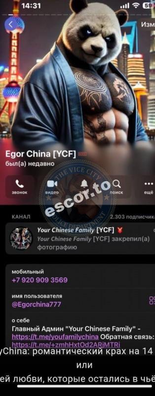 Your Chinese Family - сутенер-кидала Your Chinese Family - сутенер-кидала