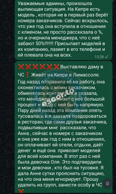 Рыбалкина Анна - ЧС эскорта Рыбалкина Анна - ЧС эскорта