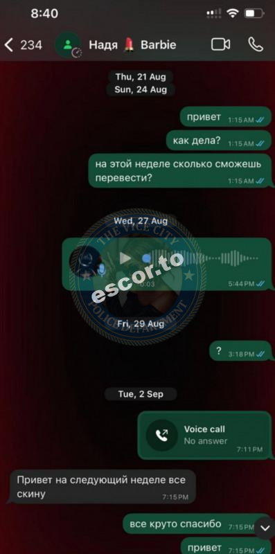 Нагавкина Надежда - ЧС эскорта Нагавкина Надежда - ЧС эскорта
