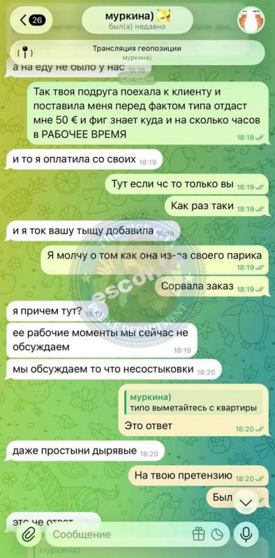Алина Фатеева - ЧС эскорта Алина Фатеева - ЧС эскорта
